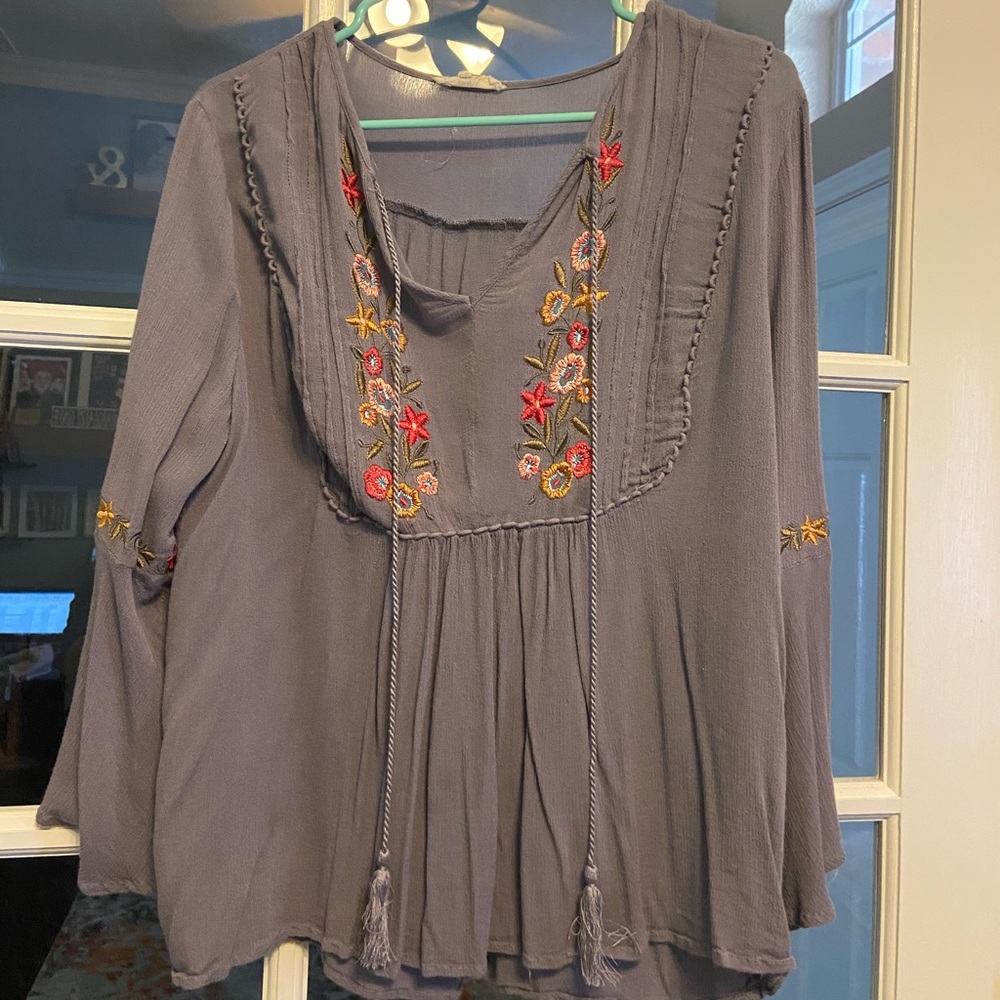 Bell Sleeve empire waist top